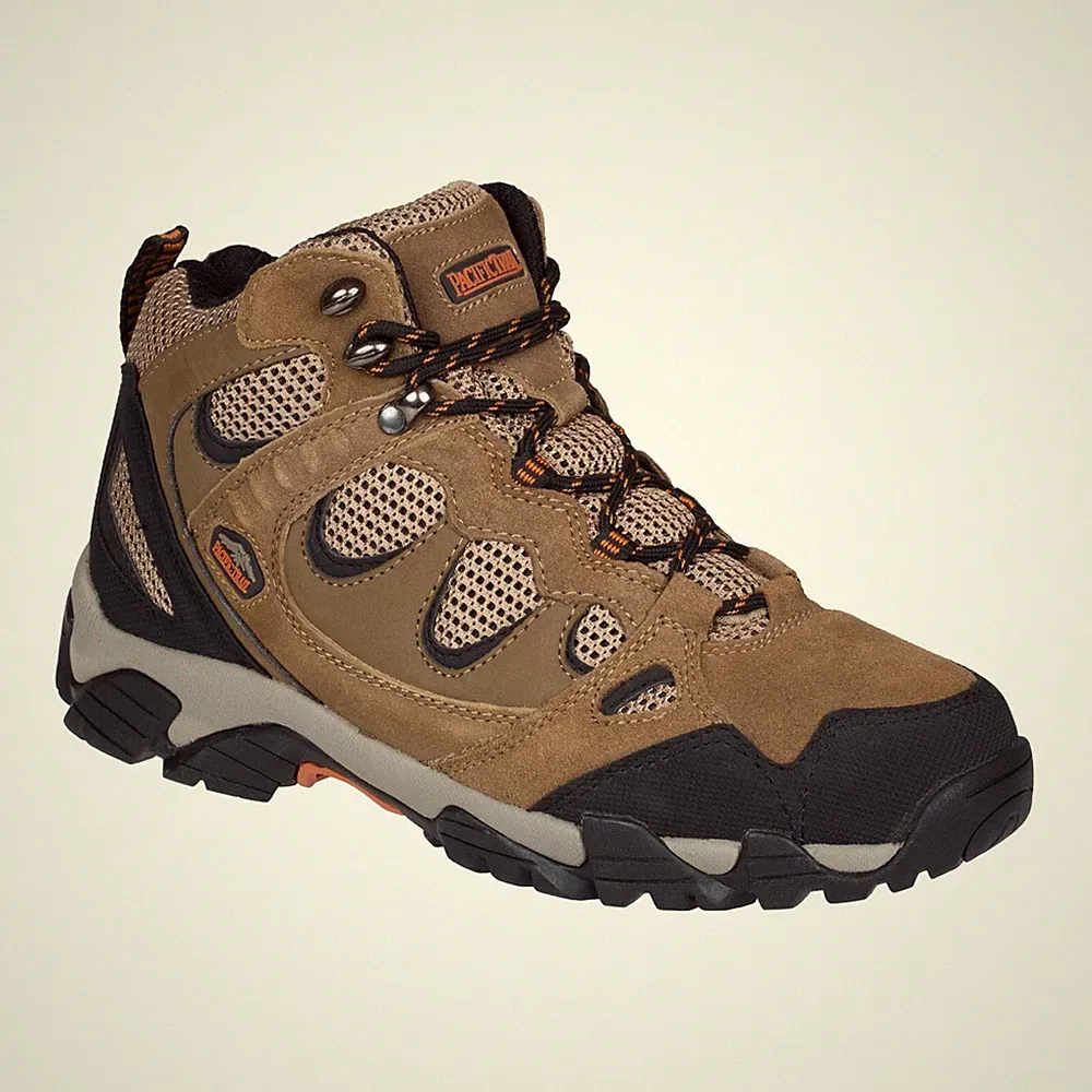 Men's Hiking Boots - Pacific Trail Sequoia size 11.5 orange and brown color